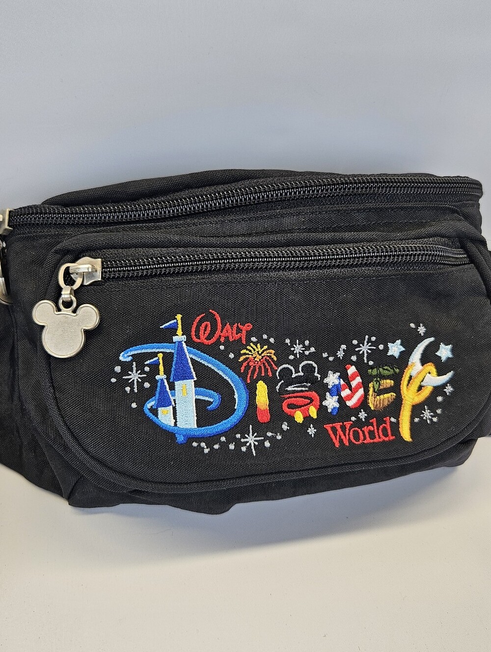 Disney World Fanny Pack Belt Bag Crossbody Embroidered Adjustable Pockets